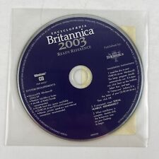 Encyclopaedia Britannica 2003 Ready Reference PC CD-ROM Windows Mac Disc SEALED picture