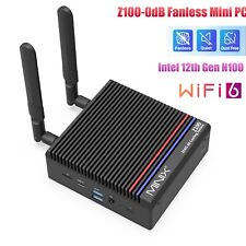 MINIX Z100 Fanless Mini PC, Intel N100 16GB 512GB SSD Win 11 WiFI6 Desktop 4K HD picture