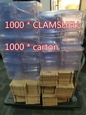 1000 PCS CLEAR PLASTIC CLAMSHELL CASES FOR HBA RAID NETWORK CARDS+1000PCS carton picture