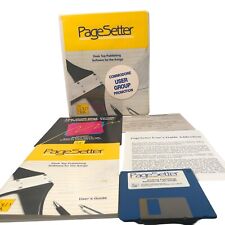 Amiga PageSetter Desk Top Publishing Software Complete In Box CIB VTG Computing picture