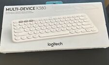 NEW Logitech K380 Multi-Device Wireless Bluetooth Keyboard White Mac PC Android picture
