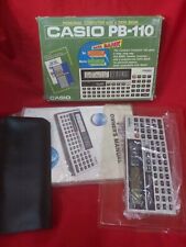 NOS-Vintage Casio PB-110 personal computer with original box and manuals  picture