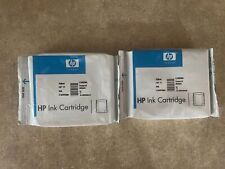LOT OF 2 GENUINE HP 11 YELLOW C4838A INK CARTRIDGE B2-4(6) picture