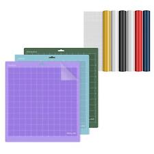 12x12 Cutting Mats for Cricut Explore One/Air/Air 2/Maker (3 Mats) with 5 Per... picture