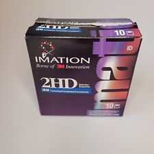 Imation 2HD Floppy Discs  IBM Formatted 10 pack Diskettes 1.44 MB Open Box New picture
