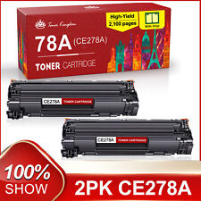 2 X CE278A 78A Black Toner Cartridge for HP Laserjet Pro M1536DNF P1600 P1606DN picture