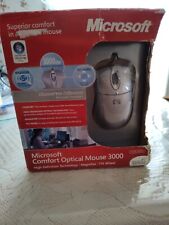 Microsoft Comfort Optical Mouse 3000 Wired Mouse New Sealed NIB Box Damaged. picture