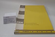 IBM General Information Manual Book  Plant Equipment Accounting Vintage 1955 CC picture