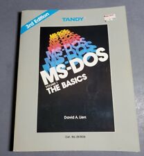 Vintage 1988 Tandy MS-Dos Volume 1 The Basics 3rd Edition by David A. Lien picture