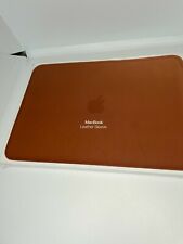 Apple Leather Sleeve for 12 inch MacBook  Laptops iPad tablets - Saddle Brown picture