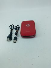 HP Sprocket Bluetooth Photo Printer - Red With Charging Cable picture