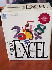 MICROSOFT EXCEL 4.0 for Windows BOX SET 0392 P/N 28949 on Floppies - Tested picture