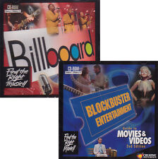 BLOCKBUSTER MOVIE & BILLBOARD MUSIC GUIDES for PC - Rare Vintage Windows NEW picture