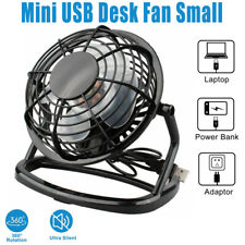 Mini Desk Fan Small Super Quiet Personal Air Cooler USB Power Portable Table Fan picture