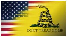 Dont Tread on Me Gadsden American Flag Sticker Decal (Select your Size) picture