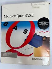 Microsoft QuickBASIC 4.5 — 3 Diskettes 3.5