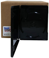 USDISC Blu-ray Cases Standard 14mm, Single 1 Disc (Glossy Black) Lot picture