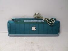 VINTAGE Apple Keyboard 1998 USB iMac Translucent Bondi Blue Model M2452 picture