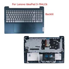 New Palmrest Backlit Keyboard For Lenovo IdeaPad 3-15ALC6 82KU No-FPR BLUE picture