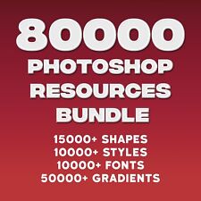 80000 Photoshop Resources Collection with past Delivery picture