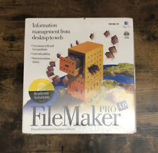 Claris FileMaker 4.0 Pro PC CD Software Brand New Powerful Data Management picture