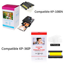 Fits Canon Selphy CP1200 CP1300 KP-108IN KP-36IP Color Ink Toner 4x6 Photo Paper picture