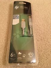 HP Monster 6 ft. A to B USB Cable 480 MbPS USB-6 ES 122243-00 – NEW - SEALED picture