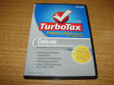 Turbotax 2010 Deluxe Federal + State E-File     ***BRAND NEW SEALED*** picture