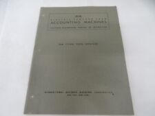 1953 IBM Electrical Punched Card Accounting Machines Customer Engineering Manual picture