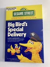 New Sealed 1980’s Sesame Street Big Bird’s Special Delivery 3-6 Yr. IBM Tandy picture