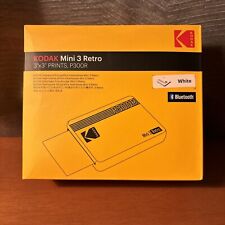Kodak Mini 3 Retro P300R  Portable Photo Printer White Tested Works picture