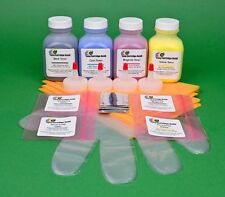 HP CM1415 CM1415fnw 4-Color (BCMY) Toner Refill Kit with Chips. 175gr. picture