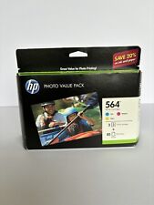HP Photo Value Pack 3x Ink 564 Cartridges  85 Sheets Photo Paper CG925AN 11/15 picture