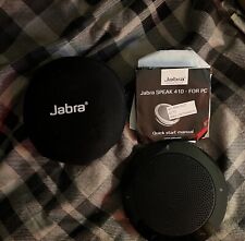 Jabra Speak 410 Portable USB Speaker Black PHS001U For PC with Case Tested Nice picture