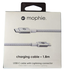 mophie Fast Charge USB-C Cable with Lightning Connector - 1.8M Cable - White picture