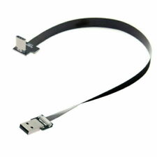 Xiwai Up Down USB 2.0 Type-A Male to USB-C Type-C Male Data Flat Slim FPC Cable picture