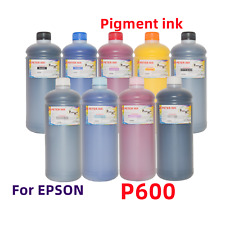 9X1Liter Premium Pigment refill ink for SureColor SC P6000 Printer picture