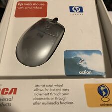 NOS Vintage 2001 HP web mouse with scroll wheel usb with ps/2 adapter new S11new picture