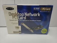 Belkin Notebook Network Card 10/100BT Ethernet 16 bit PCI For Cable/DSL Modem picture