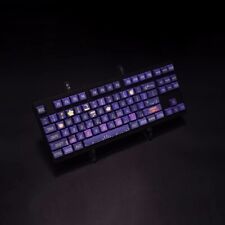 Dark Purple Starry Night Lavender Keycap PBT XDA For Mechanical Keyboard 127pcs picture