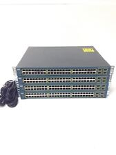 4x Cisco Catalyst 3560 WS-C3560-48PS-S 48 Ports POE Ethernet Network Switch picture