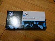 2022 GENUINE HP #772 300ml Cyan Cartridge CN636A DESIGNJET Z5200 FACTORY SEALED picture
