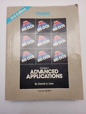 Tandy MS-DOS Volume 2 Advance Applications 2nd Edition By David A. Lien picture