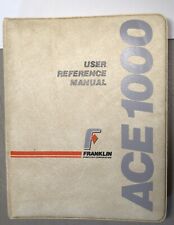 Rare Franklin ACE 1000 User Manual  (ships Worldwide) picture
