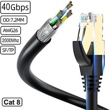 [1-10Pack] CAT 8 Ethernet Cable Lot for Router, Modem, PC, Hub, Laptop, Gaming picture