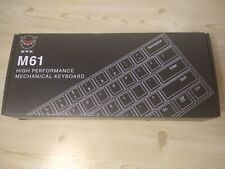 XVX M61 gaming keyboard 60%Game keyboard red axis 61 key 2.4g wireless/wired RGB picture