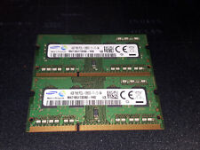 Lot of 2, 8GB Total Samsung M471B5173DB0-YK0 DDR3 Laptop Memory RAM PC3L-12800S picture