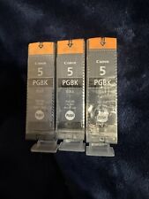 Canon PIXMA PGBK 5 Black Ink Cartridges PGI-5BK - Genuine New & Sealed Ink picture