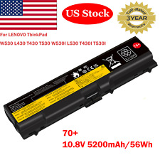70+ 0A36302 0A36303 45N1001 Battery For Lenovo Thinkpad W530 L430 T430 T530 L530 picture