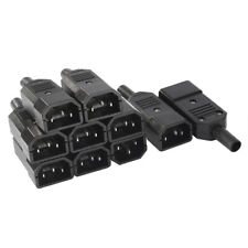 10pcs AC250V 10A 3Terminal Panel Mount IEC320 C14 Power Socket Adapter Connector picture